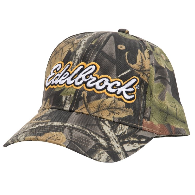 Camouflage Hat with Edelbrock Script
