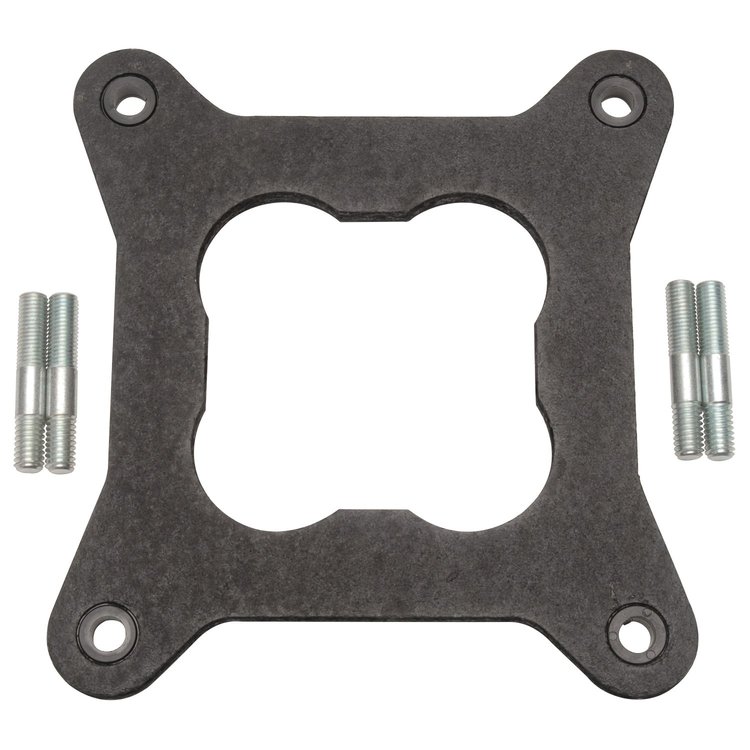 Open Center Square Bore Carburetor Heat Insulator Gasket, 0.320 in. Thick