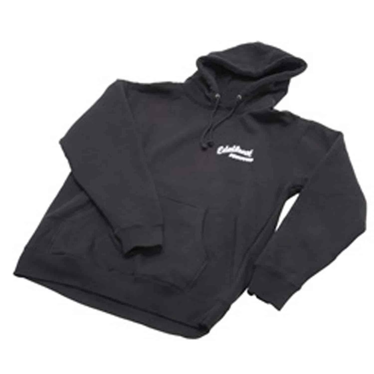 Black Hoodie with Edelbrock Equipped Logo in Medium