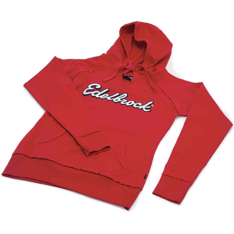 Women's Script Red Pullover Hoodie in XL