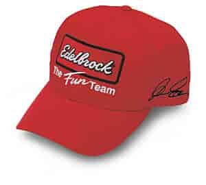 Signature Series Cap Red with Vic Edelbrocks Signature