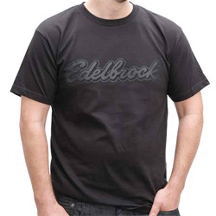 Black on Black Men's Tee in Large