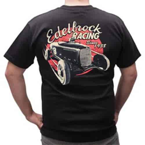 Men's Vintage Roadster Black Tee in Medium