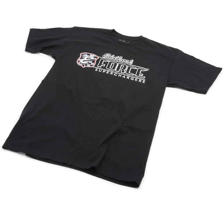 Men's E-Force Supercharger Black Tee in Large