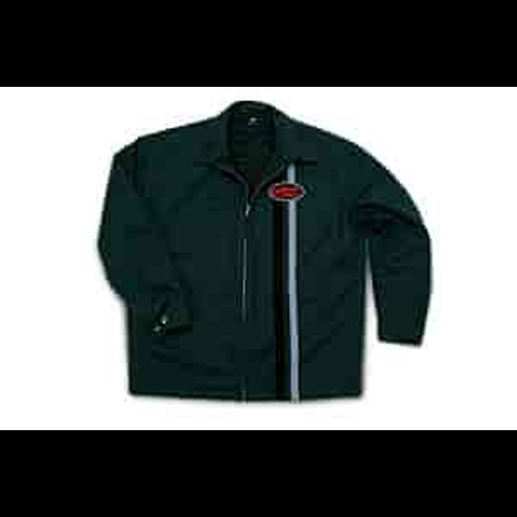 Retro Mechanics Jacket Garage Twill Lined with Racing Stripes and Patches