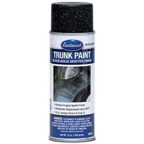 Trunk Paint Black/Aqua 12 oz Aerosol