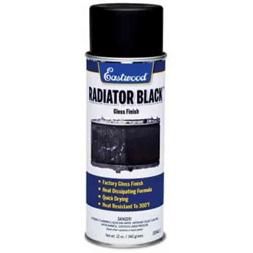 Radiator Paint Gloss Black 12 oz Aerosol