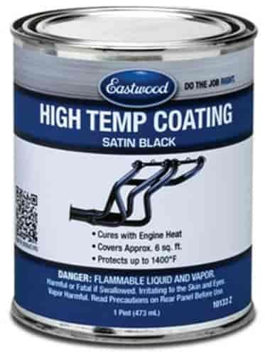 Hi-Temp Coating Satin Black 1 Pint