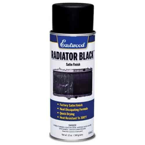 Radiator Paint Satin Black 12 oz Aerosol