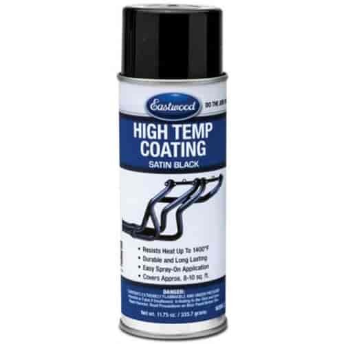 Hi-Temp Coating Satin Black 11.75 oz Aerosol