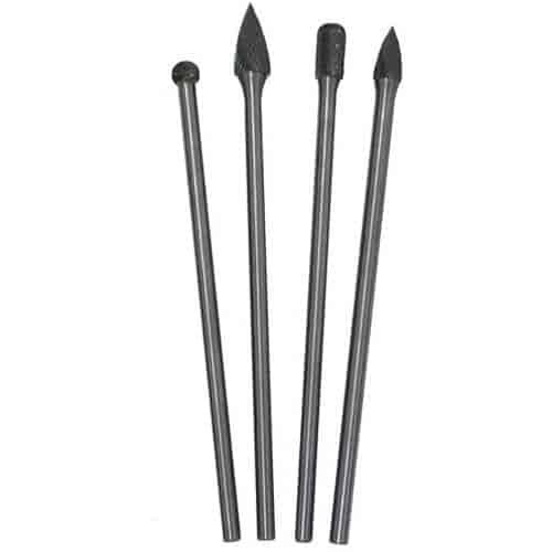 Long Reach Carbide Burr Set 4 Pieces