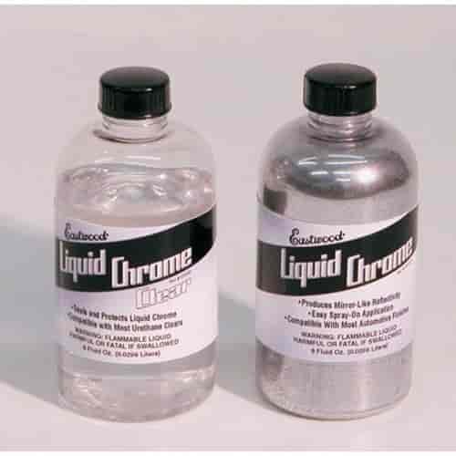 Liquid Chrome & Clear Kit Includes: 8 Ounces of Liquid Chrome