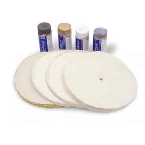 Metal Buffing Kit (8") Includes: 1 Sisal Wheel