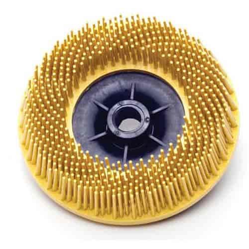 Bristle Disc Yellow 80 Grit 4.5 IN