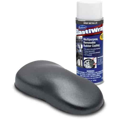 Aerosol ElastiWrap Rubberized Coating Gray Metallic