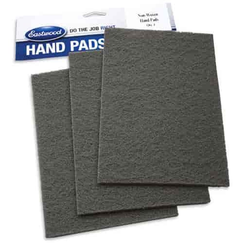 EW Contour Non Woven Hand Pads Gray 3 Pack