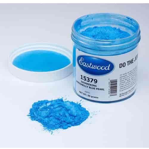 Shimmering Pearl Paint Additive Rockabilly Blue