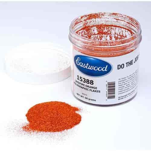 Holographic Flakes Lakepipe Orange