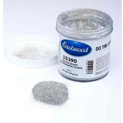 Holographic Flakes DeLuxe Silver