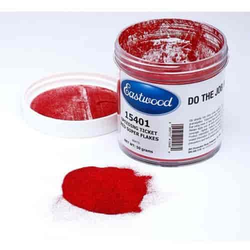 Super Flakes Paint Additive Speeding Ticket Red