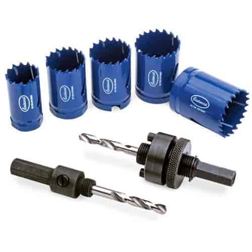 7 Piece Hole Saw Kit Includes: 1" to 1.500"
