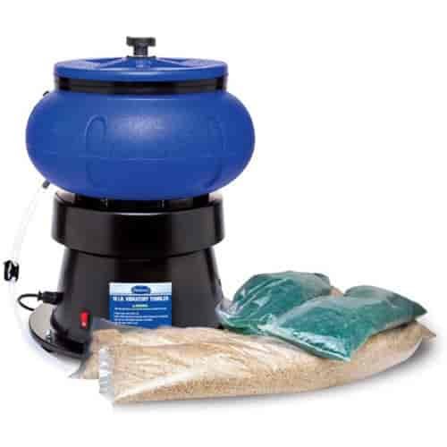 18 Lbs. Tumbler With Media Includes: 15" Tumbler Bowl