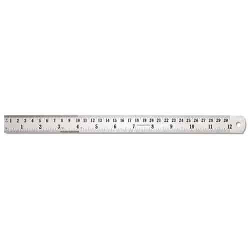 12" Steel Ruler