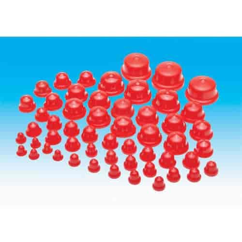Vinyl Protector Plug 5/16 To 1- 1/2 54 Pieces