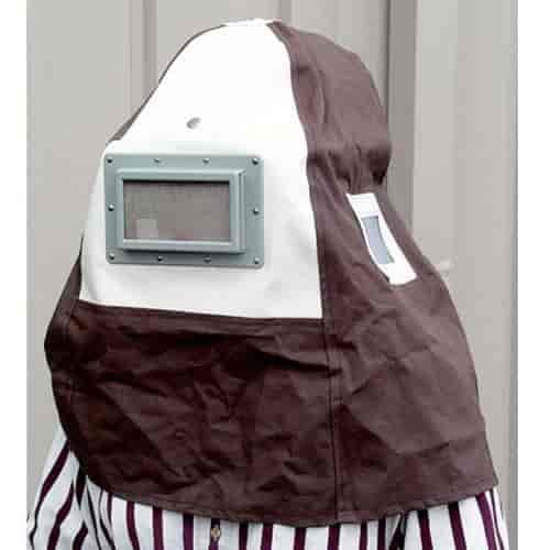 Deluxe Abrasive Blasting Hood Durable Fabric and Synthetic Leather
