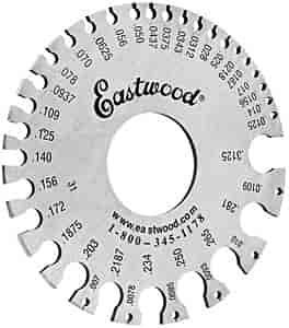 Sheet Metal Gauge 1/pkg