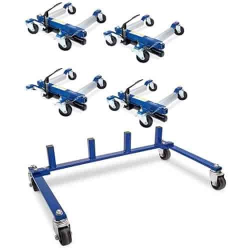 Hydraulic Wheel Dolly & Storage Rack Kit