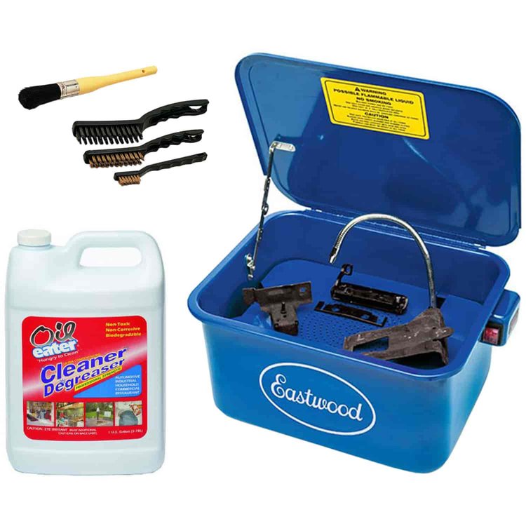 3.5 Gallon Bench Top Parts Washer Kit Includes: Eastwood Bench Top Parts Washer