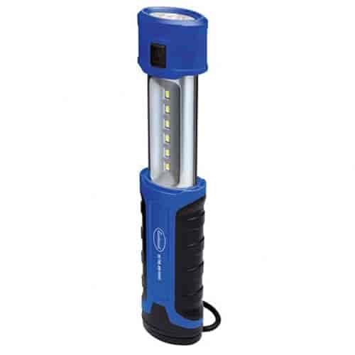 Rechargeable 6 + 1 LED Retractable Work Light / Flashlight