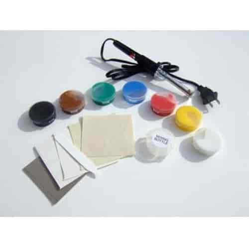 Vinyl & Dashboard Repair Kit Includes: 7 Colors