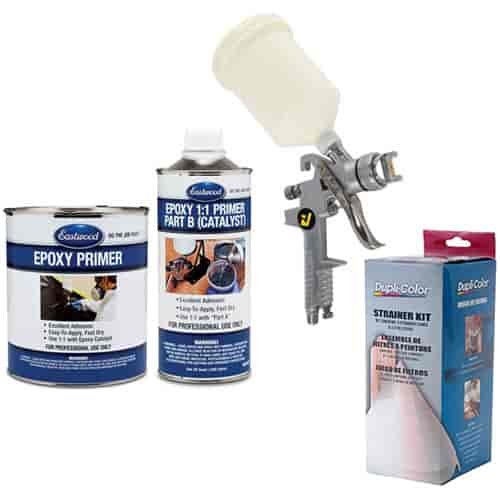 Gray Epoxy Primer Kit w/ Spray Gun