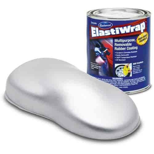 Liquid ElastiWrap Rubberized Coating Silver Metallic