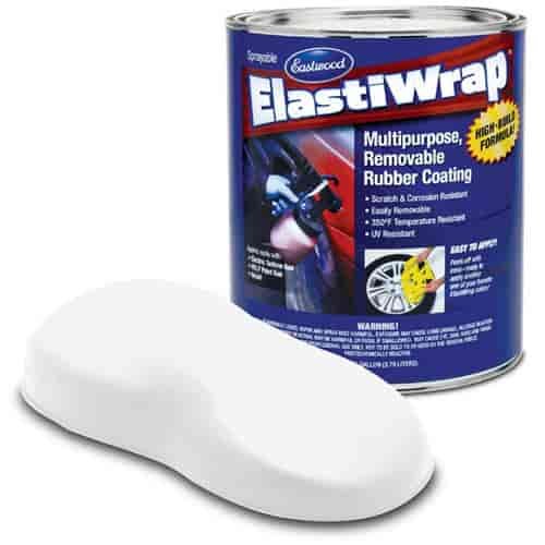 Liquid ElastiWrap Rubberized Coating White Lightning