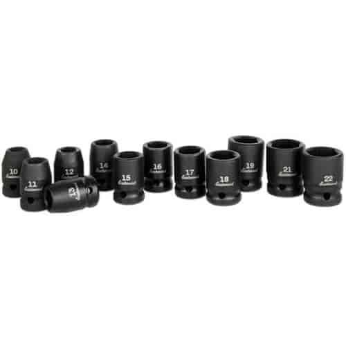 Impact Socket Set 1/2 Dr 12 pc Metric Eastwood