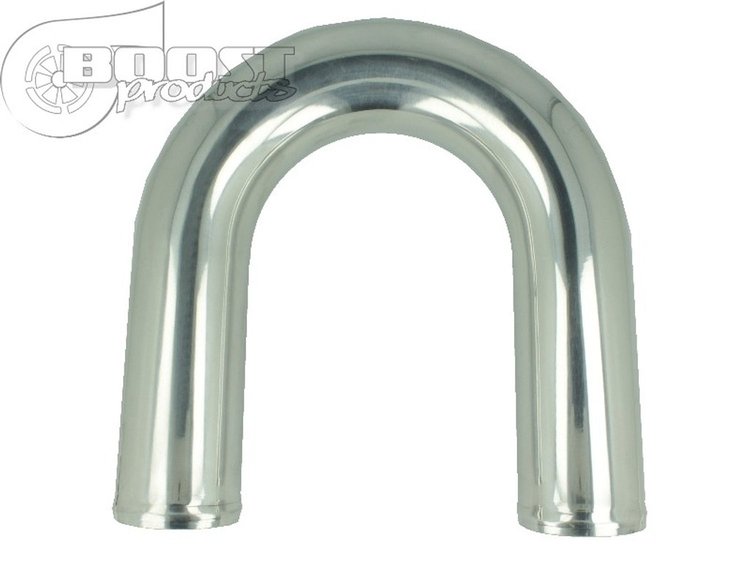 3102031810 Aluminum Elbow, 180-Degrees with 101 mm (4 in.) O.D., Mandrel Bent [Polished]