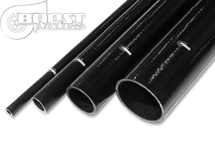 3250000380 Silicone Hose, 38 mm (1-1/2 in.) I.D., 1m (3 ft.) Length [Black]