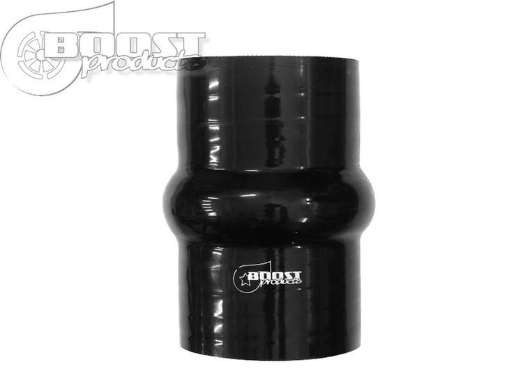 3252000760 Silicone Coupler, with single Hump, 76 mm (3 in.) I.D. [Black]