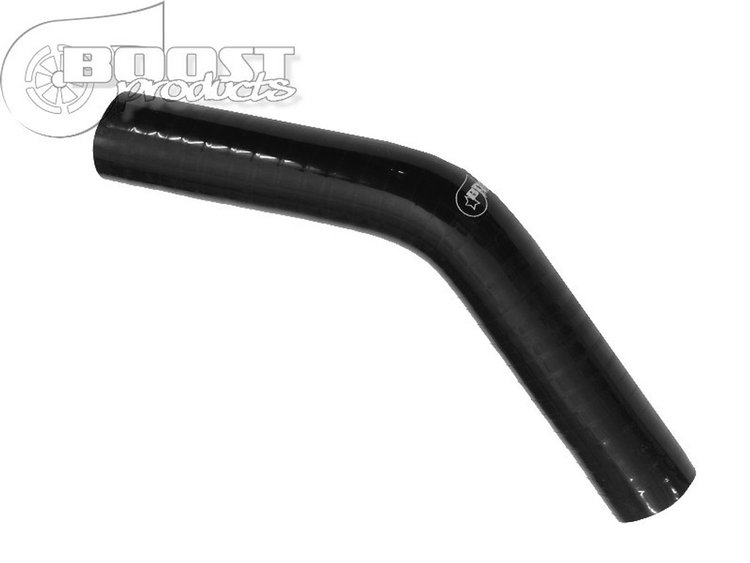 3253000760 Silicone Elbow, 45-Degrees, 76 mm (3 in.) I.D. [Black]