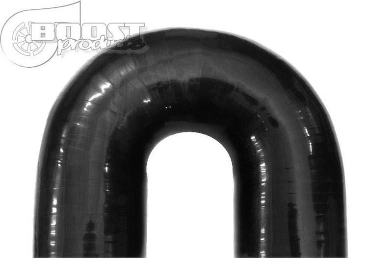 3256000080 Silicone Elbow, 180-Degrees, 8 mm (5/16 in.) I.D. [Black]
