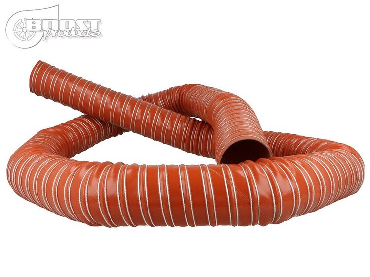 IN-KS-102-2R Silicone Air Duct Hose, 102 mm (4 in.) I.D., 2m (6 ft.) Length [Red]