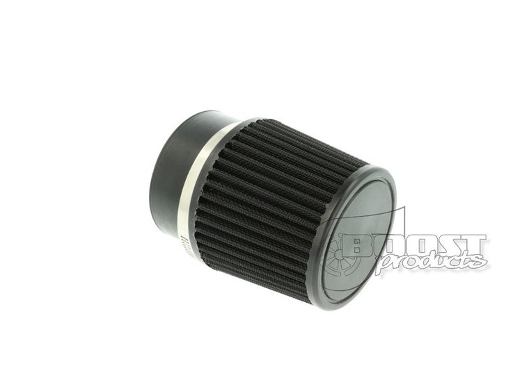IN-LU-090-076 Universal Air Filter, 76 mm (3 in.) I.D. Connection, 90 mm (3-35/64 in.) Length [Black]