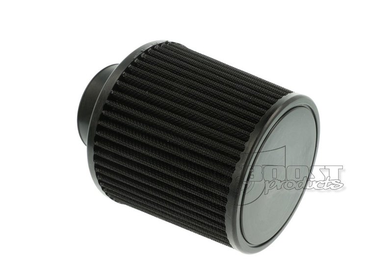 IN-LU-127-063 Universal Air Filter, 63.5 mm 2-1/2 in.) I.D. Connection, 127 mm (5 in.) Length [Black]