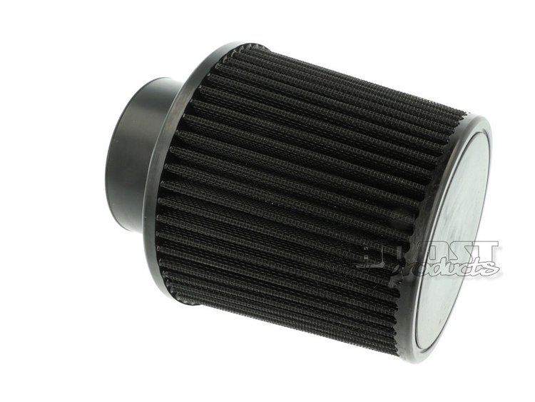 IN-LU-127-070 Universal Air Filter, 70 mm (2-3/4 in.) I.D. Connection, 127 mm (5 in.) Length [Black]