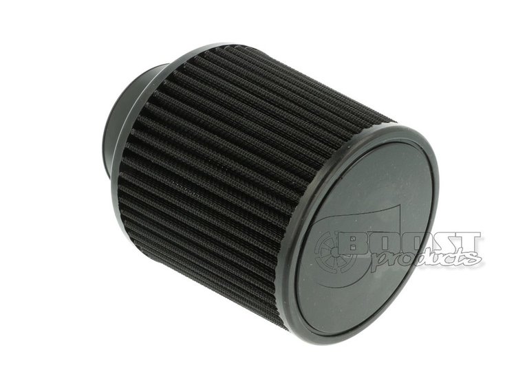 IN-LU-127-076 Universal Air Filter, 76 mm (3 in.) I.D. Connection, 127 mm (5 in.) Length [Black]