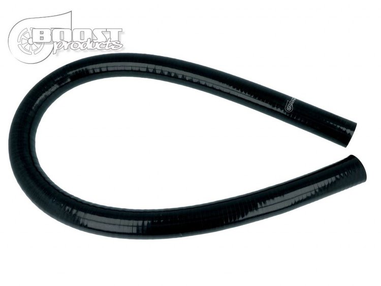 SI-UN-FLEX-45 Flex Silicone Hose, 45 mm (1-3/4 in.) I.D., 1m (3 ft.) Length [Black]