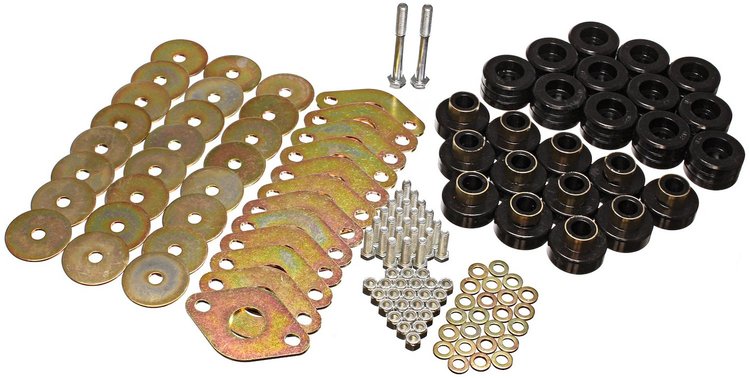 Body Cab Mount Bushing Set 2007-2014 Jeep Wrangler JK